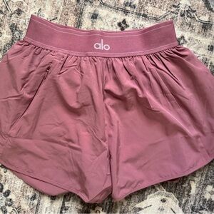 ALO Match Point Shorts in Pink Wild Rose. Size XS. EUC!